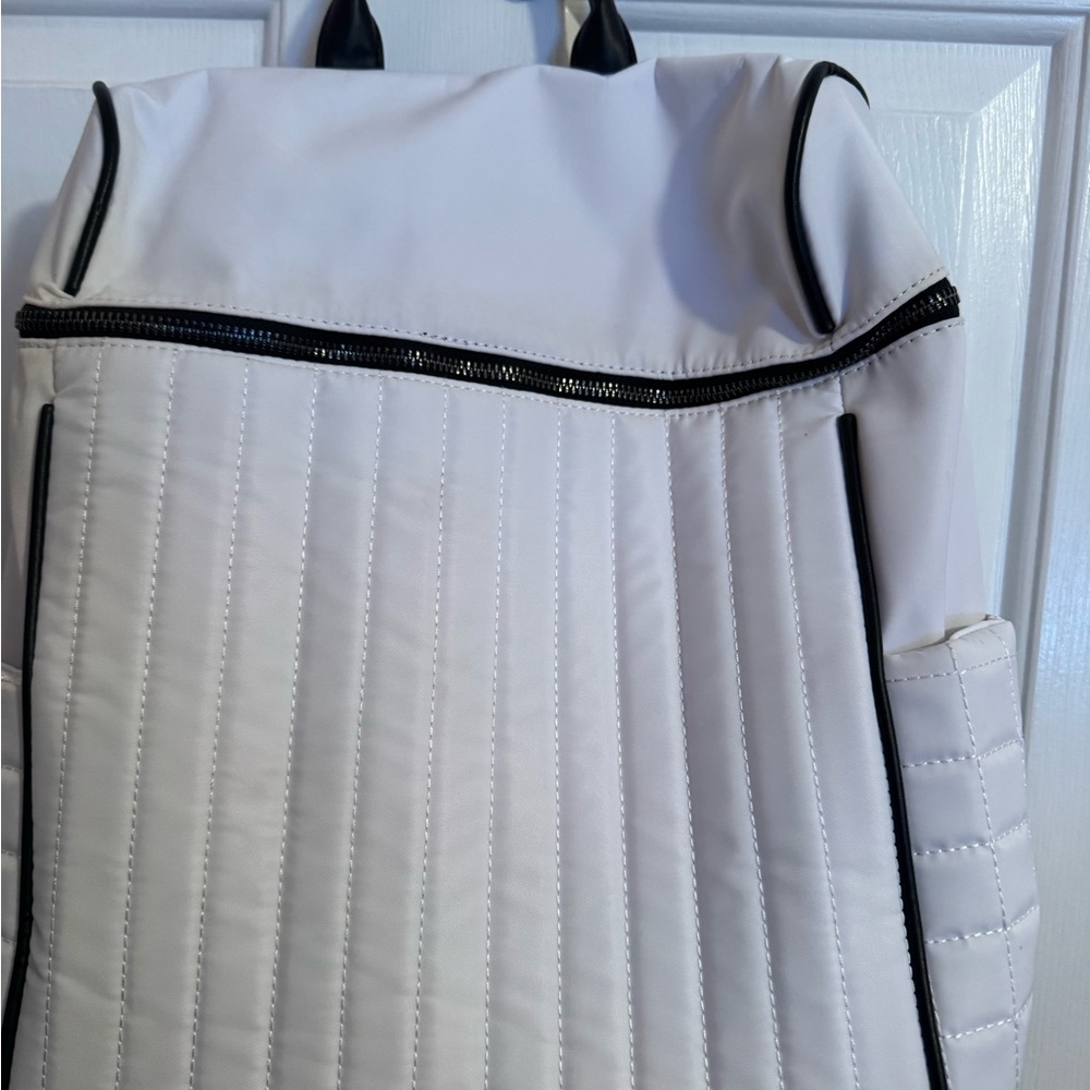 Stylish White Backpack